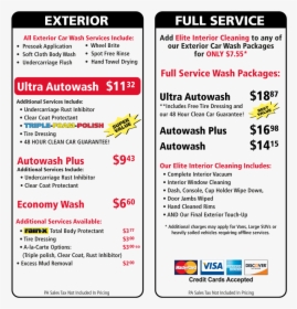 Pottstown Auto Wash Service Menu 1"  Src="images/services - Paypal, HD Png Download, Free Download